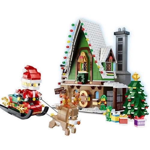 1452 Building Blocks, Christmas House Set Building Blocks Set with Santa Claus, Reindeer Sleigh for Kids 6+ 1452 Building Blocks, Christmas House Set Building Blocks Set with Santa Claus, Reindeer Sleigh for Kids 6+